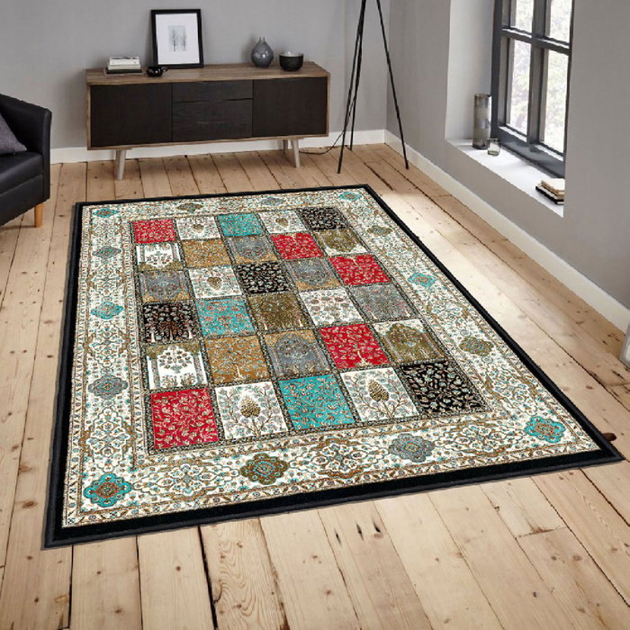 Conceptum Els1831 Alfombra de Terciopelo Multicolor 160 x 230 cm